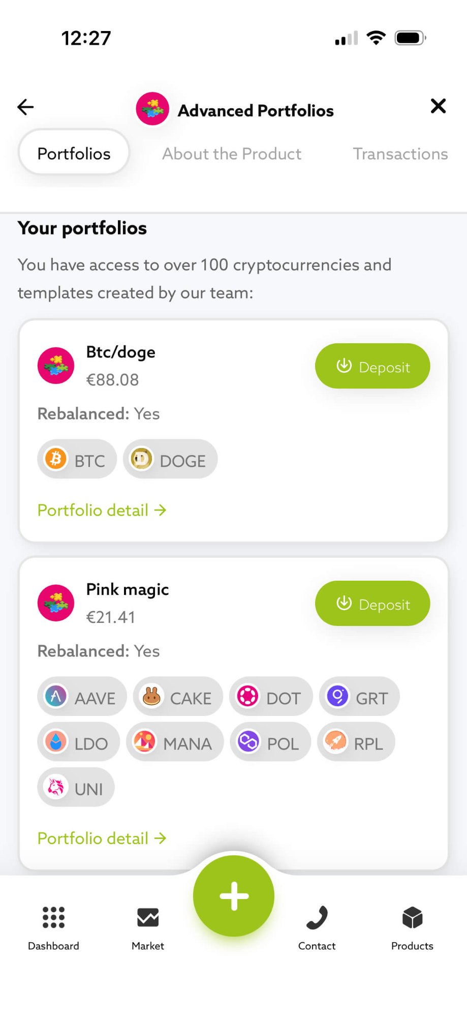 Fumbi App – Investitionsmanagement